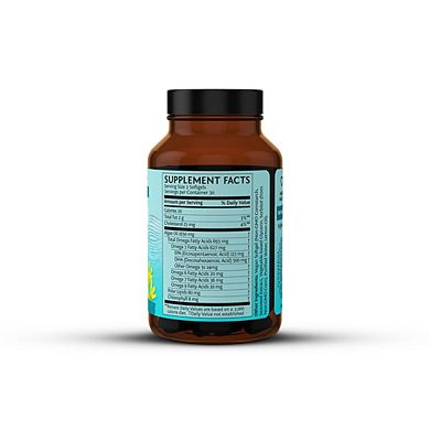 Omega 3 Capsules, Heart and Mind Support, Sunwarrior, 60ct