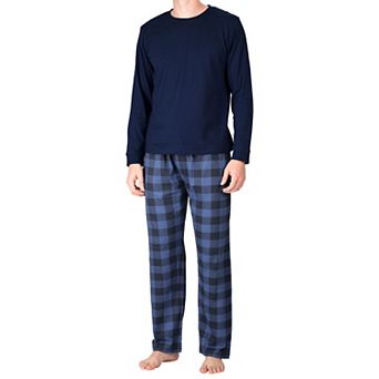 Men's Crew Neck Fleece Pajama Set