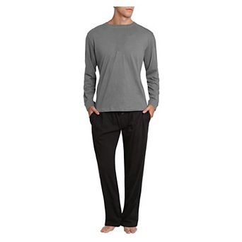 Men's Crew Neck Knit Pajama Set
