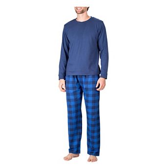 Men's Crew Neck Knit Pajama Set