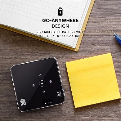 Luma 75 Ultra Mini Projector, Portable Pico Projector w/Built-in Speaker & HD Support