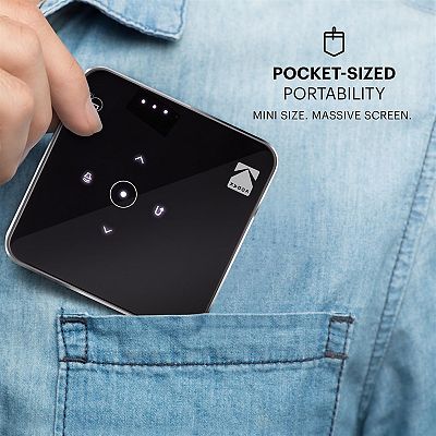 Luma 75 Ultra Mini Projector, Portable Pico Projector w/Built-in