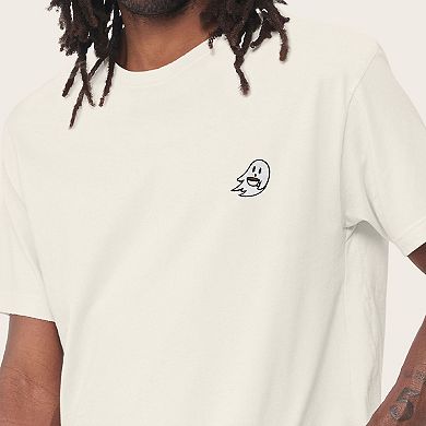 Dalix Coffee Ghost Relaxed T Shirt Mens
