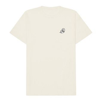 Dalix Coffee Ghost Relaxed T Shirt Mens