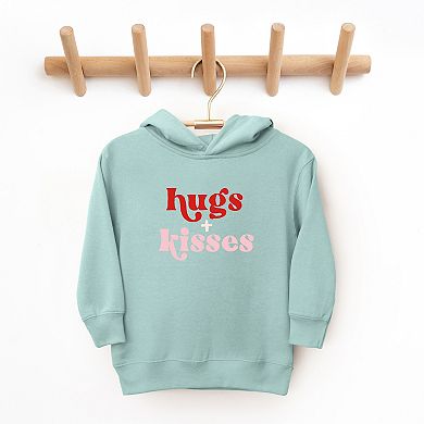Hugs And Kisses Toddler Graphic Hoodie
