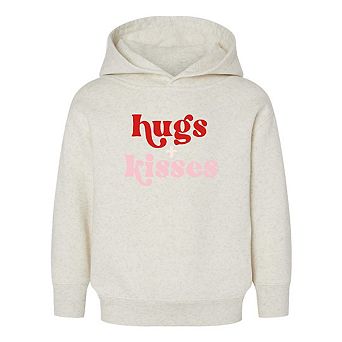 Hugs And Kisses Toddler Graphic Hoodie