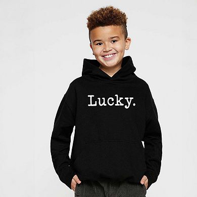 Lucky Typewriter Youth Graphic Hoodie