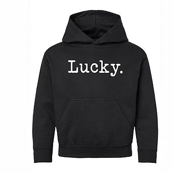 Lucky Typewriter Youth Graphic Hoodie