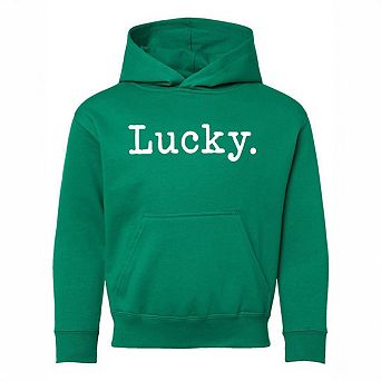 Lucky Typewriter Youth Graphic Hoodie