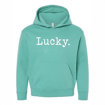 Lucky Typewriter Youth Graphic Hoodie