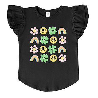 Simply Sage Market Patriotic Bows Stacked Coquette Garment Dyed Tee