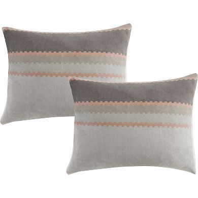 Nanshing Briar 3-pc. Striped Sherpa Comforter Set