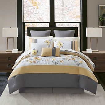 Nanshing Candice 12 pc Floral Comforter Set