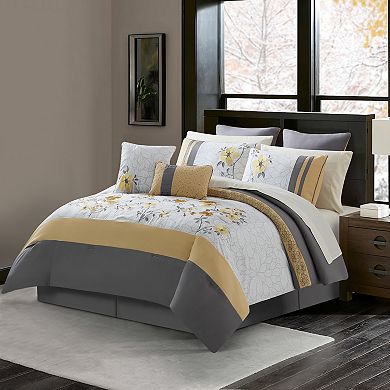 Nanshing Candice 12-pc. Floral Comforter Set