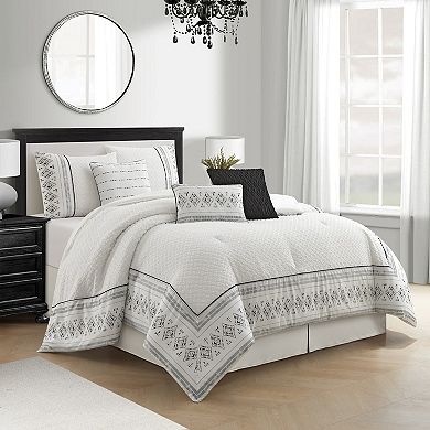 Nanshing Gordinia 7-pc. Geometric Comforter Set