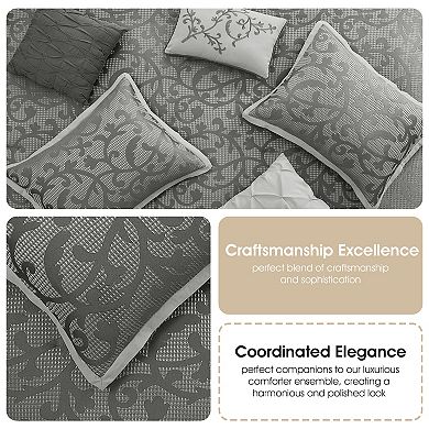 Nanshing Johnella 14-pc. Jacquard Comforter Set