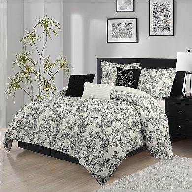 Nanshing Maybole 7-pc. Floral Comforter Set