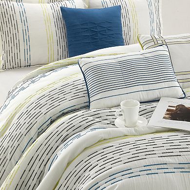 Nanshing Merida 7-pc. Stripe Comforter Set