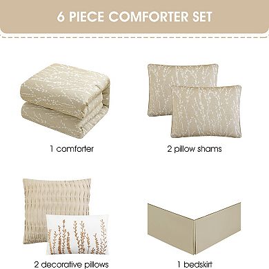 Nanshing Pallada 6-pc. Floral Comforter Set