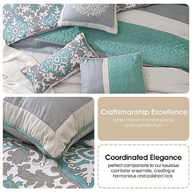 Nanshing Reina 7-pc. Damask Comforter Set