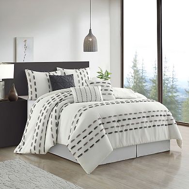 Nanshing Crocus 7-pc. Clip Comforter Set