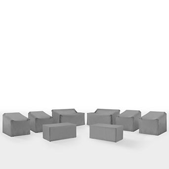 Crosley Furniture 8 pc Outdoor Furniture Cover Set