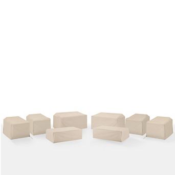 Crosley Furniture 8 pc Outdoor Furniture Cover Set