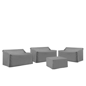 Crosley Furniture 4 pc Outdoor Sectional Furniture Cover Set