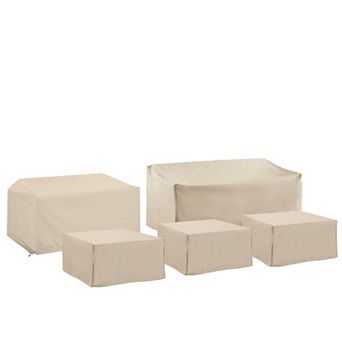 Crosley Furniture 5 pc Outdoor Sectional Furniture Cover Set