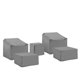 Crosley Furniture 5 pc Outdoor Furniture Cover Set