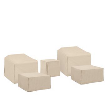 Crosley Furniture 5 pc Outdoor Furniture Cover Set