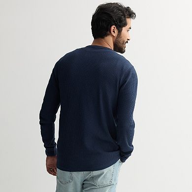 Men's Sonoma Goods For Life® The Essential Long Sleeve Waffle Tee
