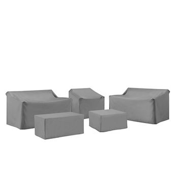 Crosley Furniture 5 pc Outdoor Sectional Furniture Cover Set