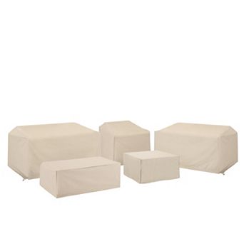 Crosley Furniture 5 pc Outdoor Sectional Furniture Cover Set