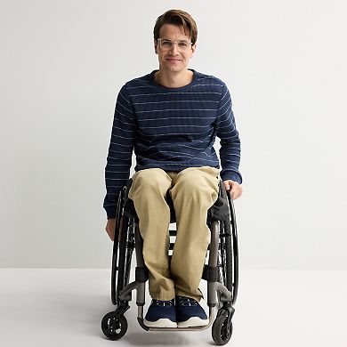 Men's Sonoma Goods For Life® Adaptive Long Sleeve Crewneck Tee