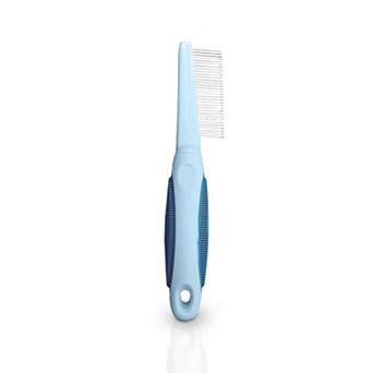 Precious Tails Ocean Plastic by PT Gray Single-Sided Pet Pin Comb Brush