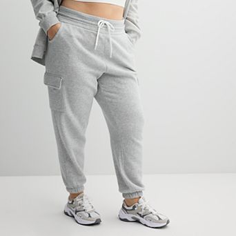 Plus Size Tek Gear® Ultrasoft Fleece Cargo Joggers