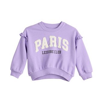 Baby & Toddler Girl Grayson Threads Kids The Label Paris Long Sleeve Pullover