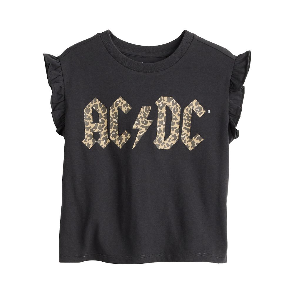 Baby & Toddler Girl Grayson Threads Kids The Label ACDC Graphic Short ...