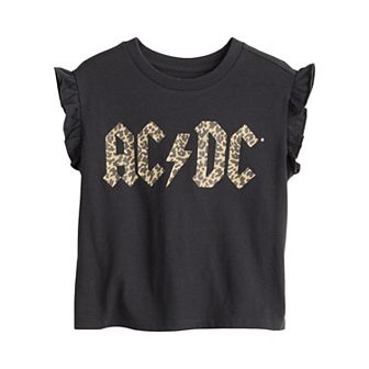 Baby & Toddler Girl Grayson Threads Kids The Label ACDC Graphic Short Sleeve Tee