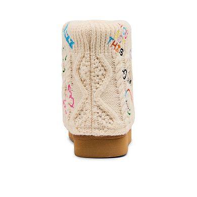madden girl MIGLOO Girls Cozy Cuffed Boots