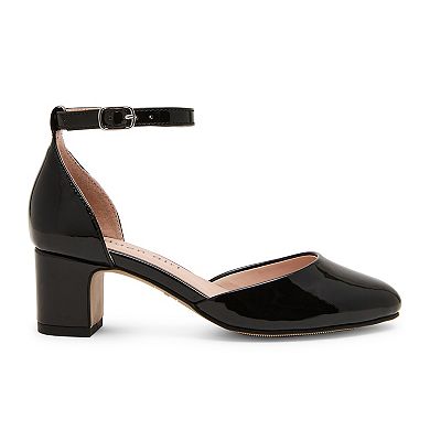 madden girl Charming Big Kids Girls' Block Heel Slip-On Dress Shoes