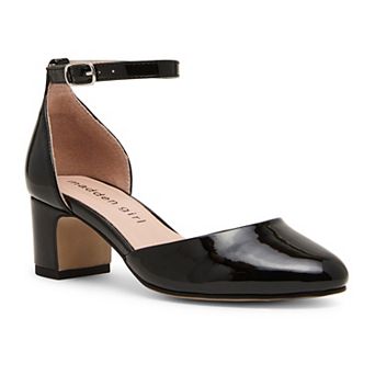madden girl Charming Big Kids Girls' Block Heel Slip-On Dress Shoes