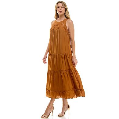 Women's Luxology Woven Tiered Maxi Dress