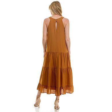 Women's Luxology Woven Tiered Maxi Dress