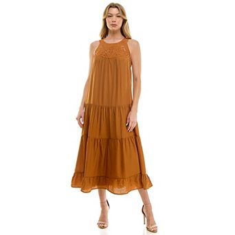 Women's Luxology Woven Tiered Maxi Dress