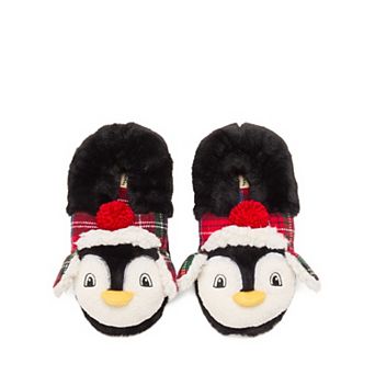 Dearfoams Emery Critter Kids Closed Back Slippers