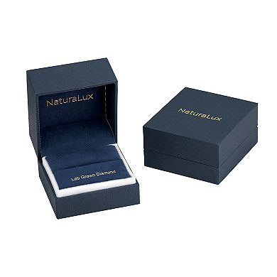 NaturaLux™ 14k Gold 1 Carat T.W. Lab-Grown Diamond Heart Pendant Necklace