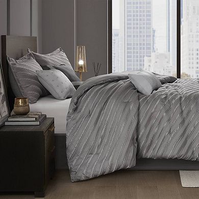 Madison Park Reeve 7-piece Comforter Set with Throw Pillows