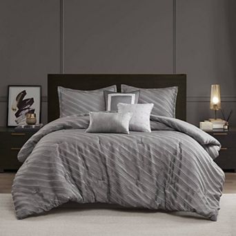 Madison Park Reeve 7 pc Comforter Set with Throw Pillows